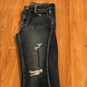 American Eagle Womens 360 Super Strech Hi-Rise Jeggings Size 10 Short
